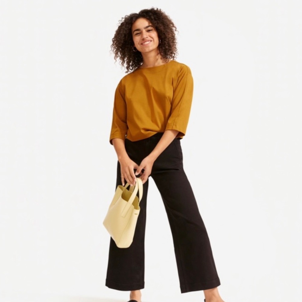 Everlane Wide Leg Crop Pants